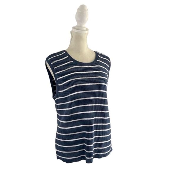 Pierre Cardin striped sweater vest size XL NWT - Picture 1 of 9